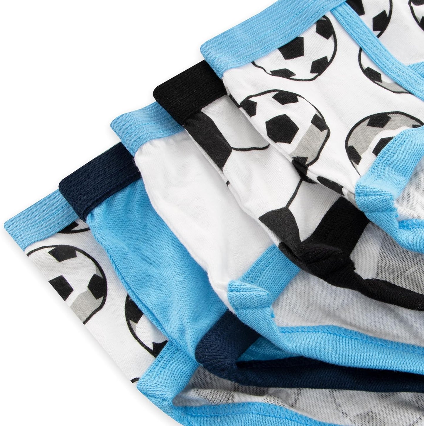 Boys Underwear | Football Briefs 5 Pack | Soft Cotton Boys Briefs | Ages 3 to 8 Years