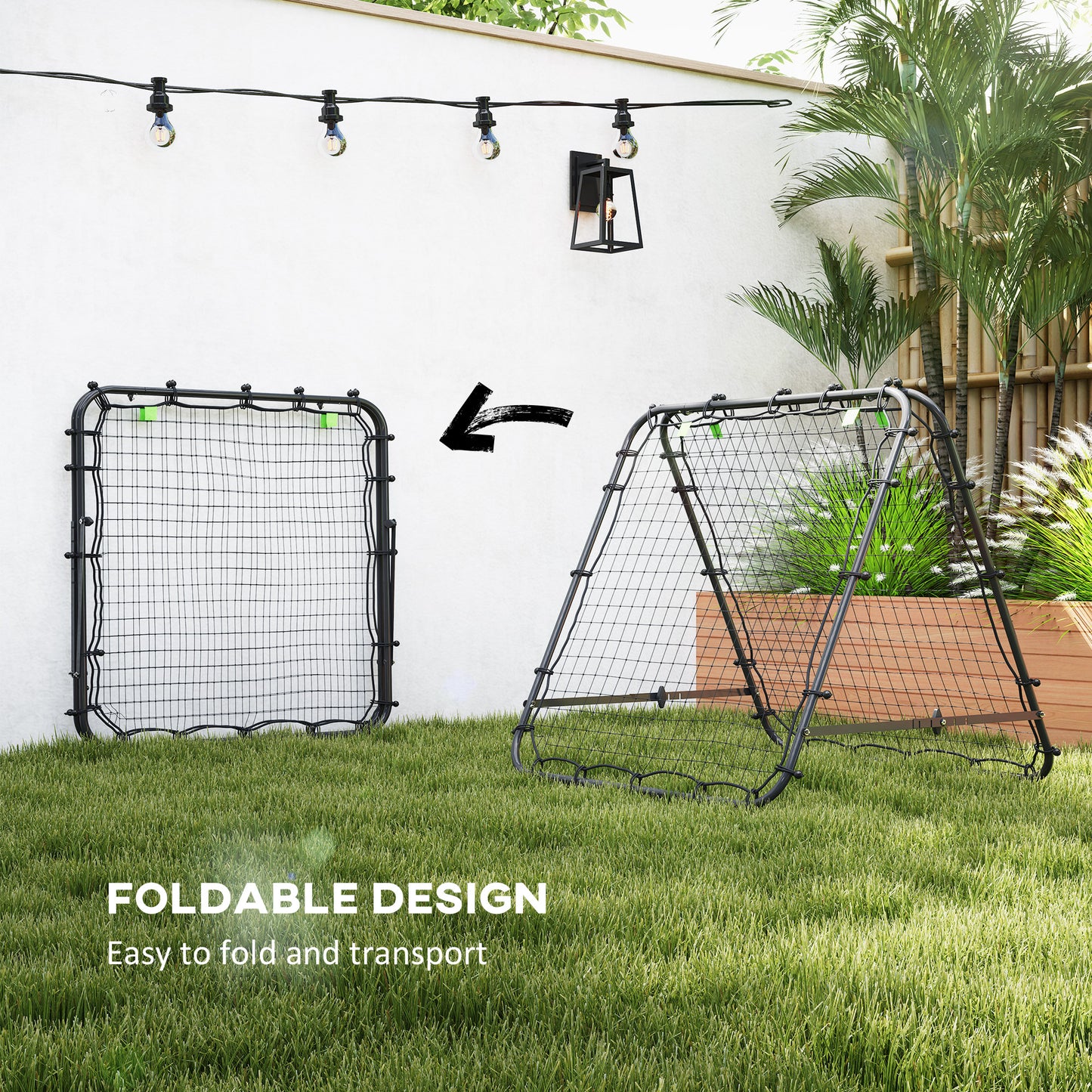 Outdoor Rebounder Net Football Goal Training Target Goal