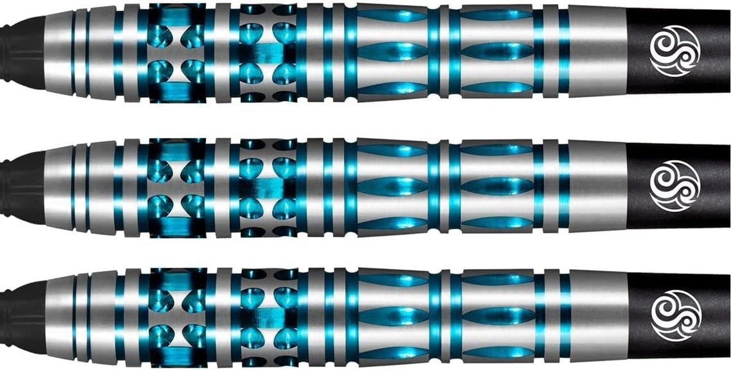 Darts Celt Boudicca 90% Tungsten Pro Throwing Darts Soft Tip Set, Professional – Made in New Zealand – Designed Dart Flights for Women & Men – Plastic Tip Bar Darts for Adults