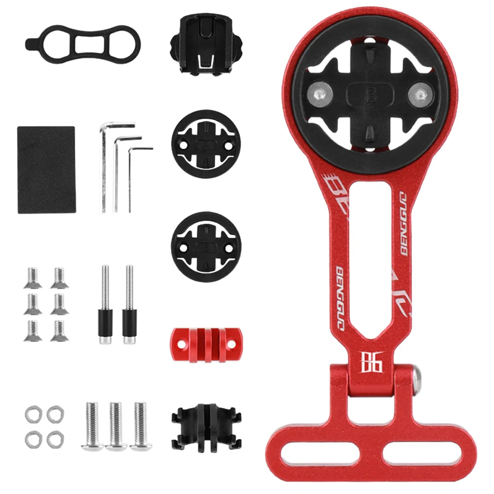 Adjustable Bicycle Mount Bike Accessories Extended Bike Computer Mount Combo Extended Mount for Bike Lights Sports Action Camera