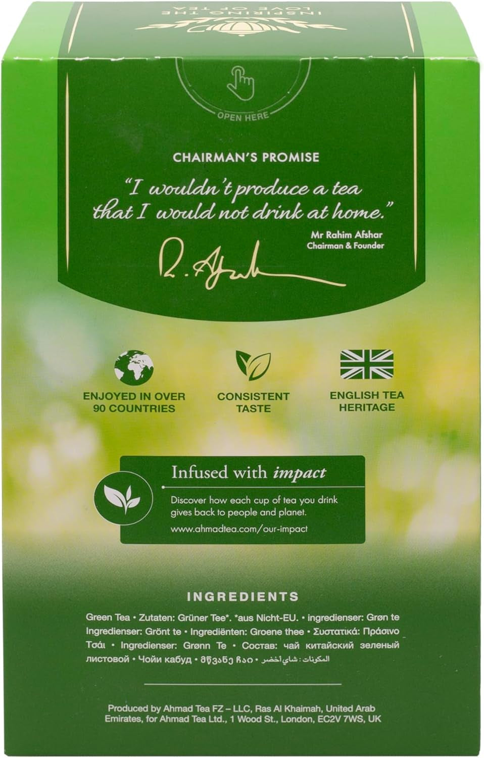 Green Tea - 500G Loose Leaf Tea