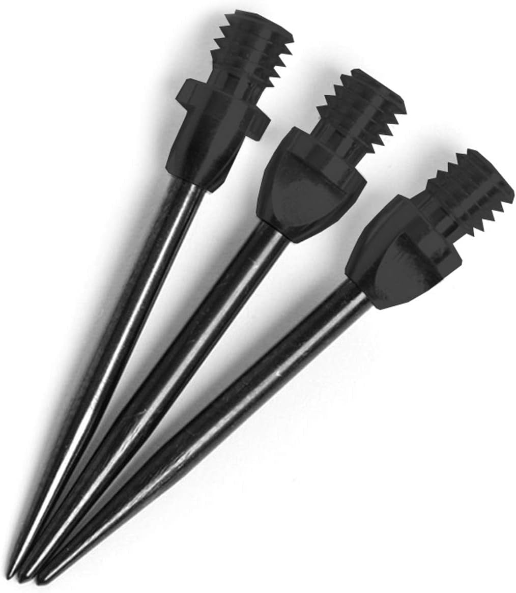 -Steel Dart Tips 12Pcs + 20Pcs Rubber O Rings,Converter Points Adapter Replacement Points Tool
