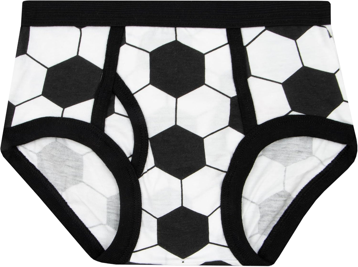 Boys Underwear | Football Briefs 5 Pack | Soft Cotton Boys Briefs | Ages 3 to 8 Years