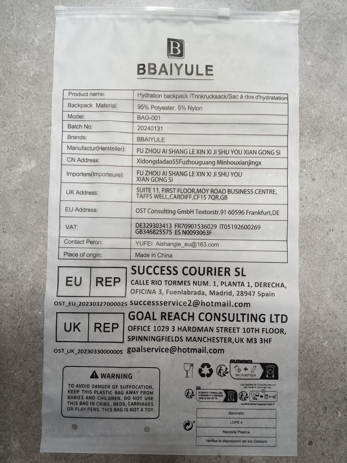 ® Hydration Pack with Hydration Bladder BPA Free|Large Big Cycling Backpack|Bike Backpack for Running Skiing Hiking Cycling|Backpack with Hydration System