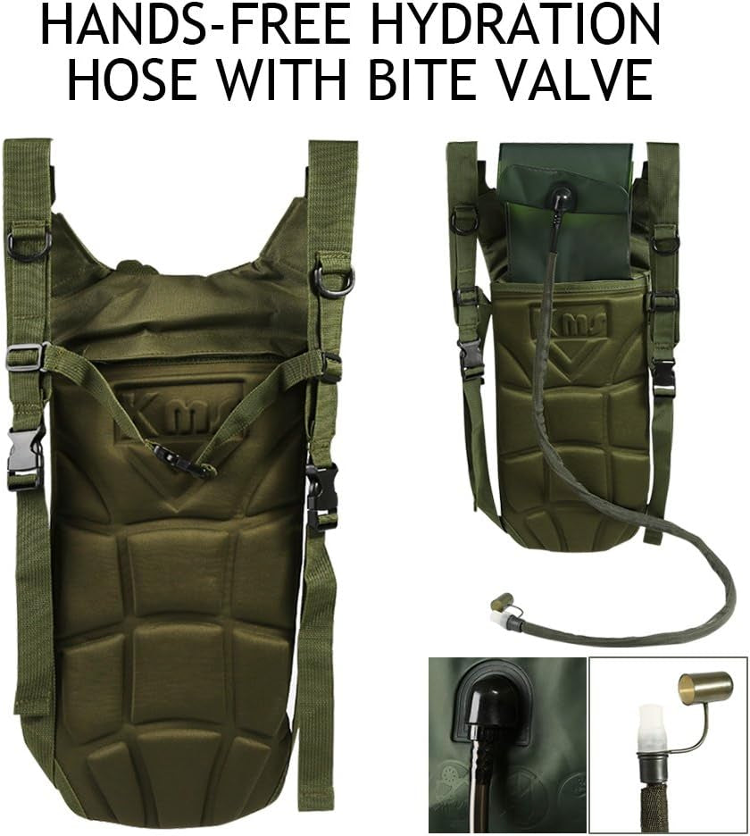 Hydration Backpack, Water Backpack with 3L Water Bladder, Cycling Backpack for Outdoor Running Climbing Hiking Cycling Camping Bag