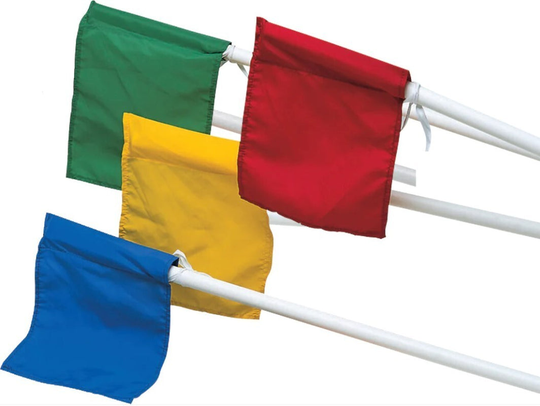 Football Corner Post Flag Single Colour Soccer Nylon Flags Only