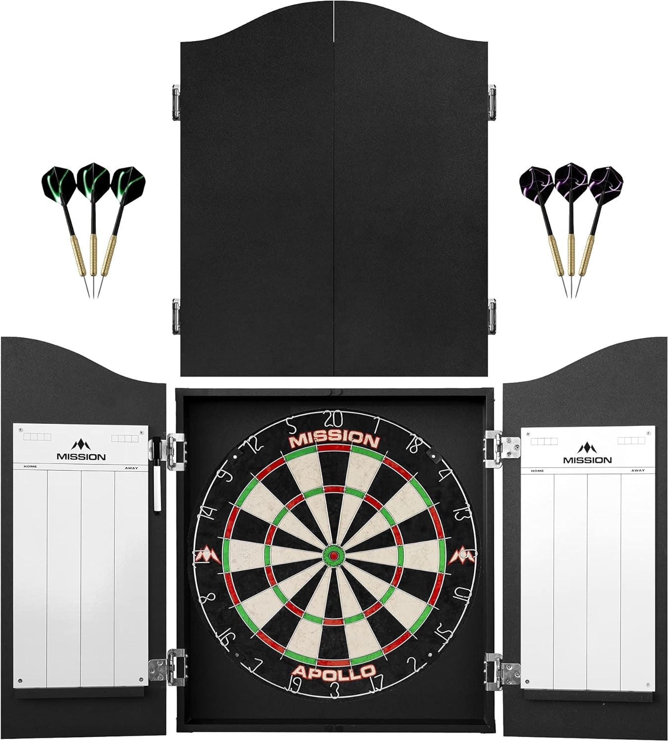 Dart Board Home Centre | Complete Darts Package Including Dartboard and 2 Sets of Darts