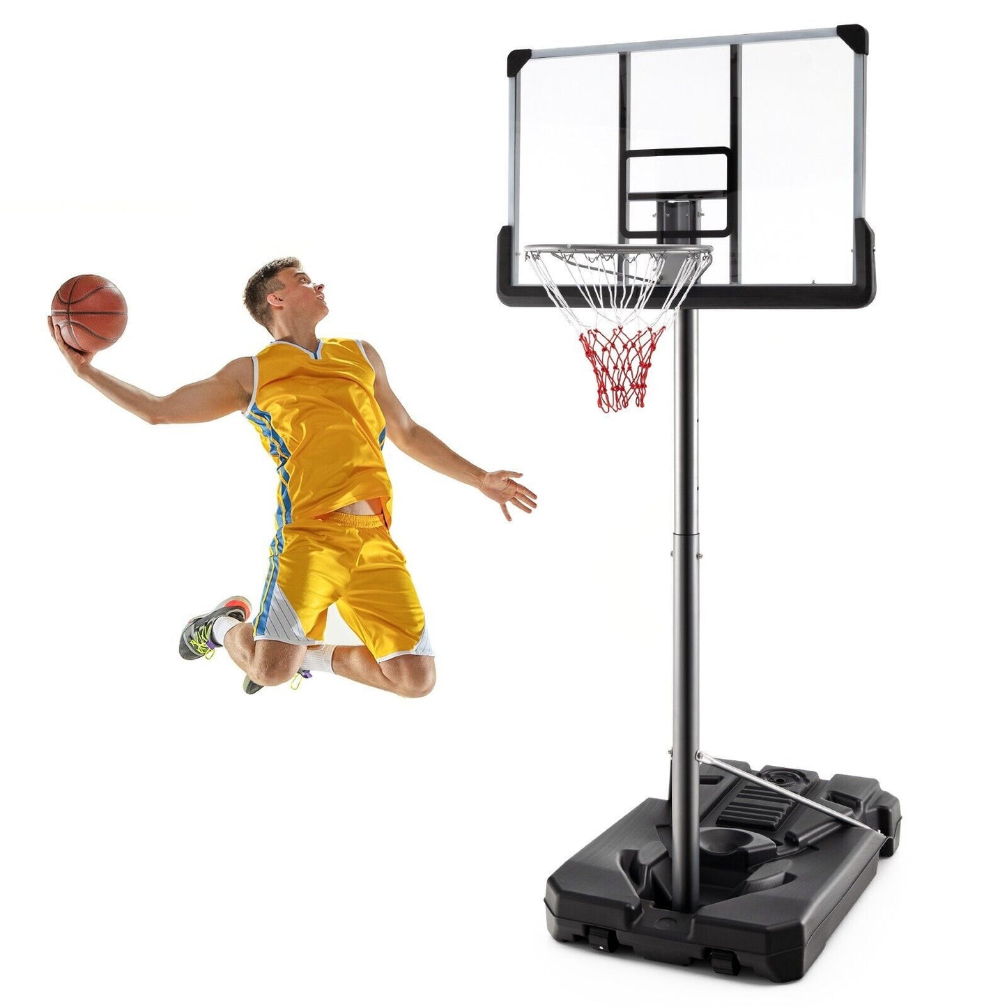Adjustable Basketball Stand Basketball System Poolside Basketball Goal System