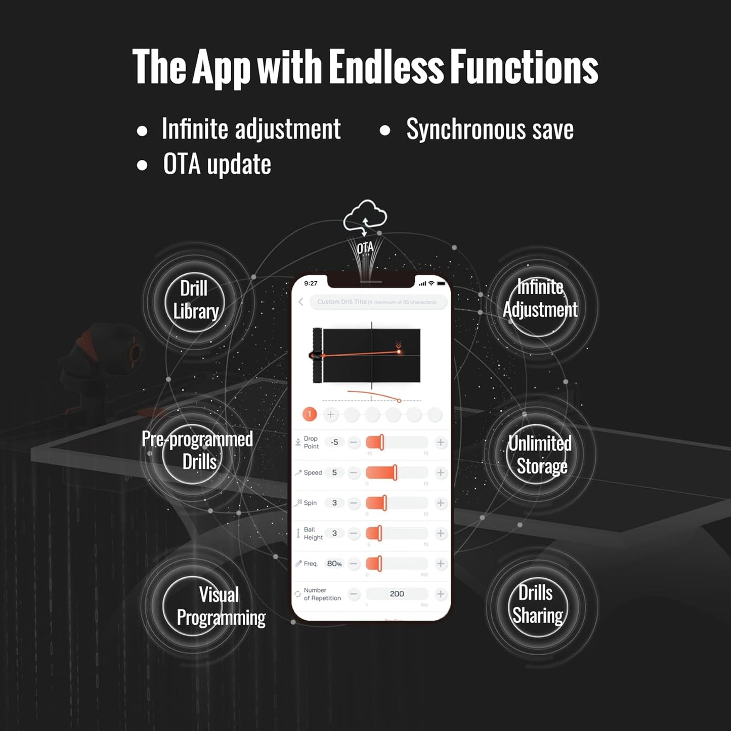 Table Tennis Robot Automatic Ping Pong Ball Machine, Table Tennis Accessories Serve Trainer for Home and Office Use
