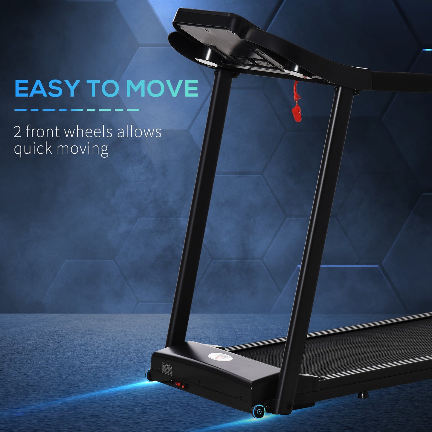 Treadmill 1.5HP Electric Motorised Running Machine W/ LED Display 12 Programs