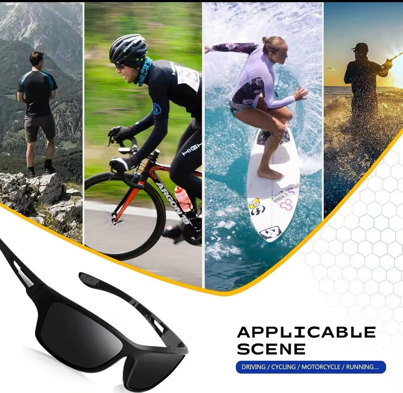 Cycling Sunglasses Bicycle Outdoor Sports Bike Unisex Glasses Men Eyewear UV400