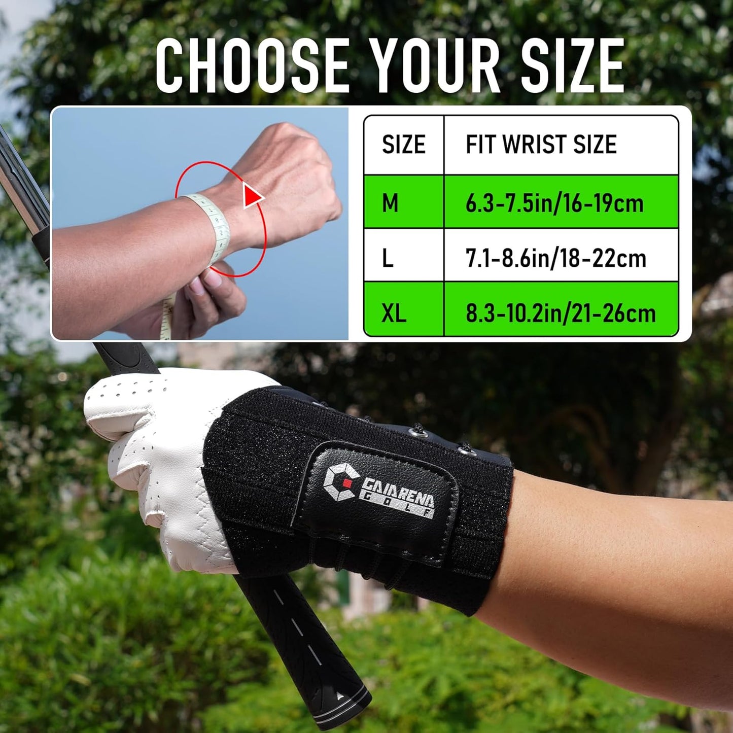 OLF Wrist Brace Wrist Hinge Swing Aid, Efficient Golf Swing Training Equipment, Wrist Hinge Trainer to Correct Wrist Angle and Muscle Memory