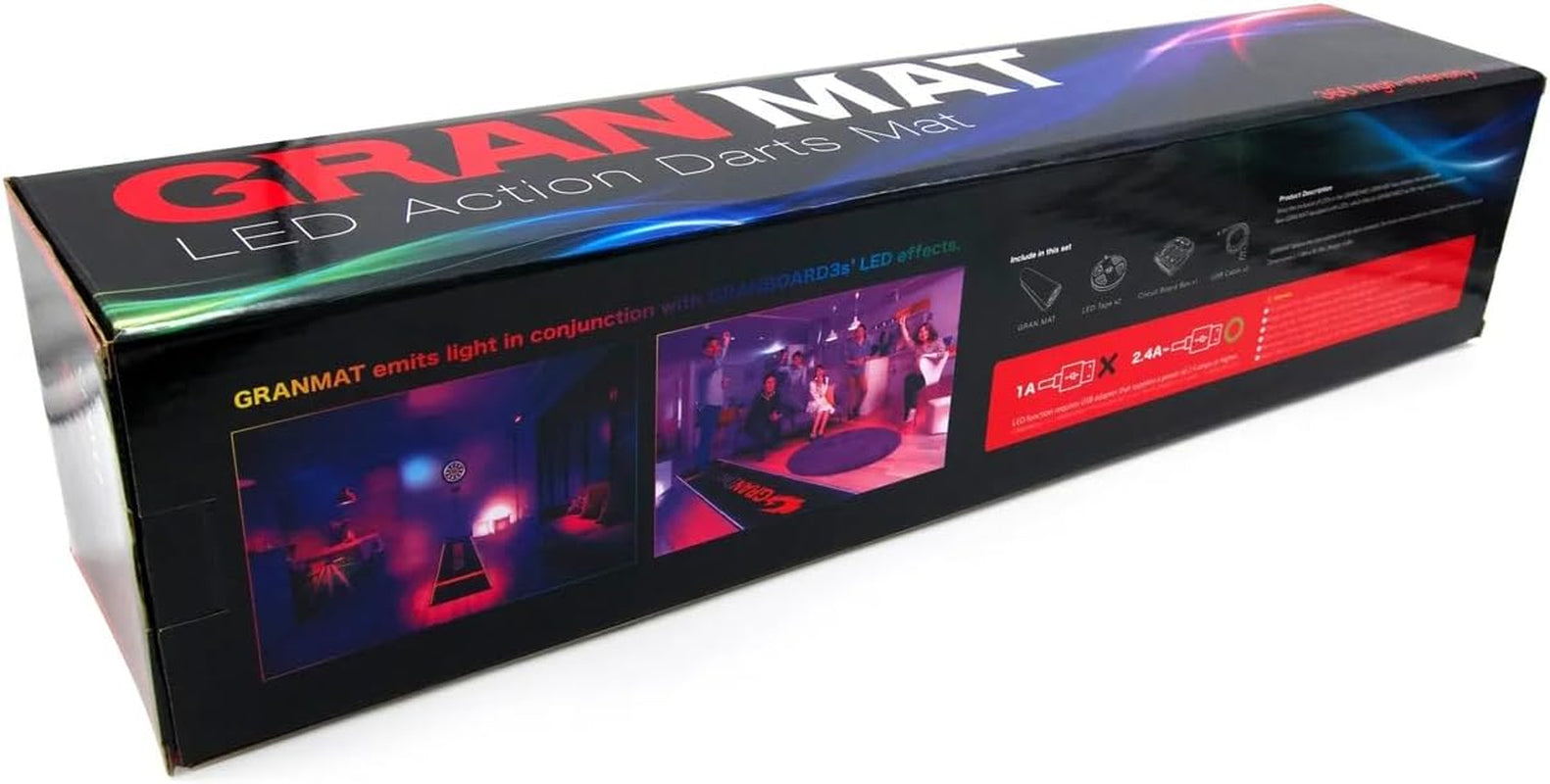 LED Darts Mat, Multi-Coloured