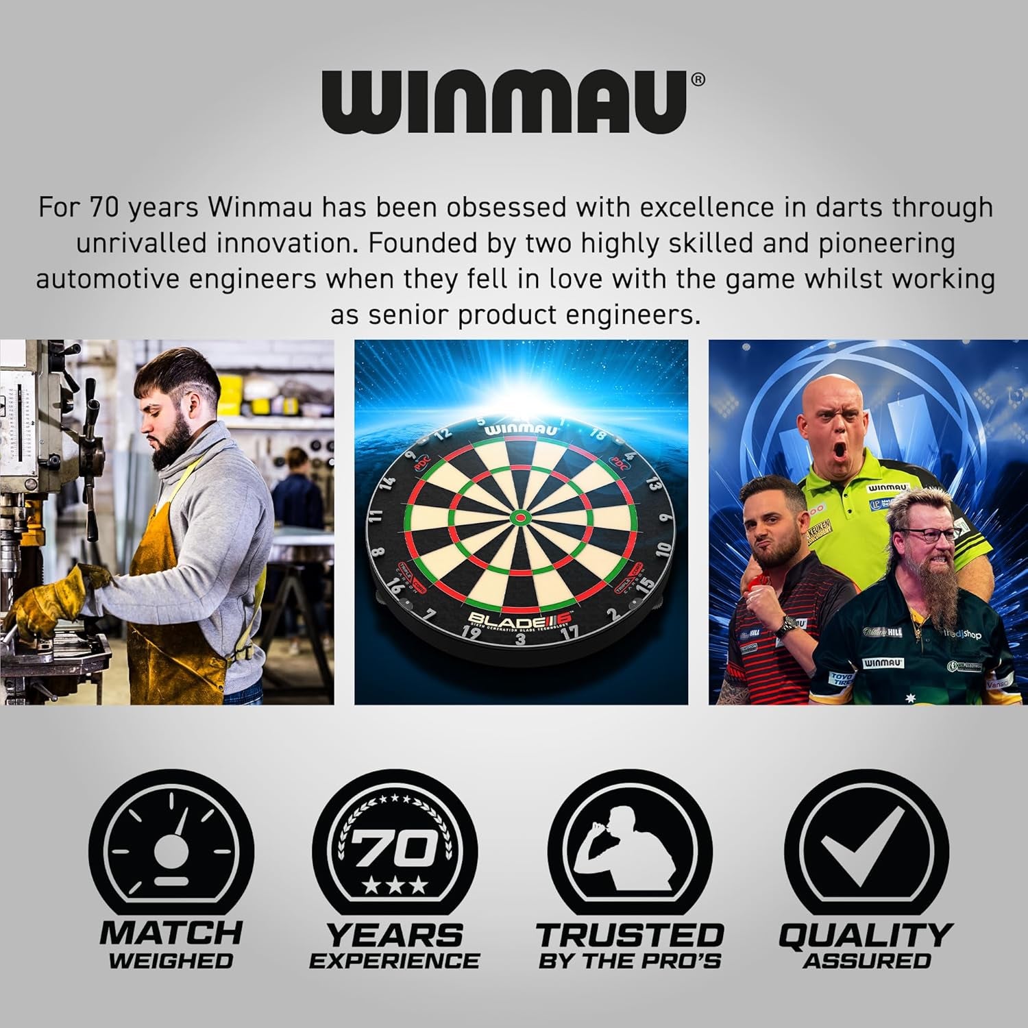 - Darts Oche Lines - High Visibility Throw Line Marker - Sticks to All Hard Surfaces - Available Designs: Blade 6, PDC, Man Cave Green - Professional Darts Accessories
