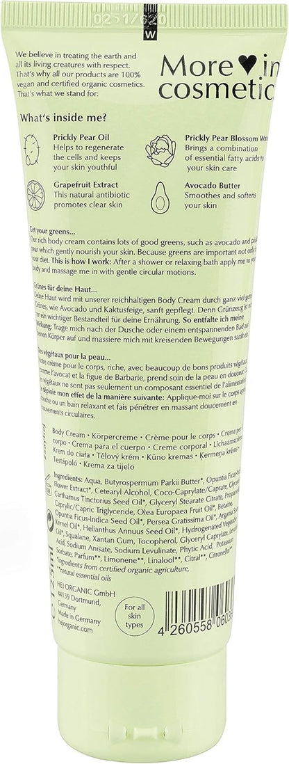 Body Cream Natural Cosmetics the Moisturiser Body Cream 125 Ml