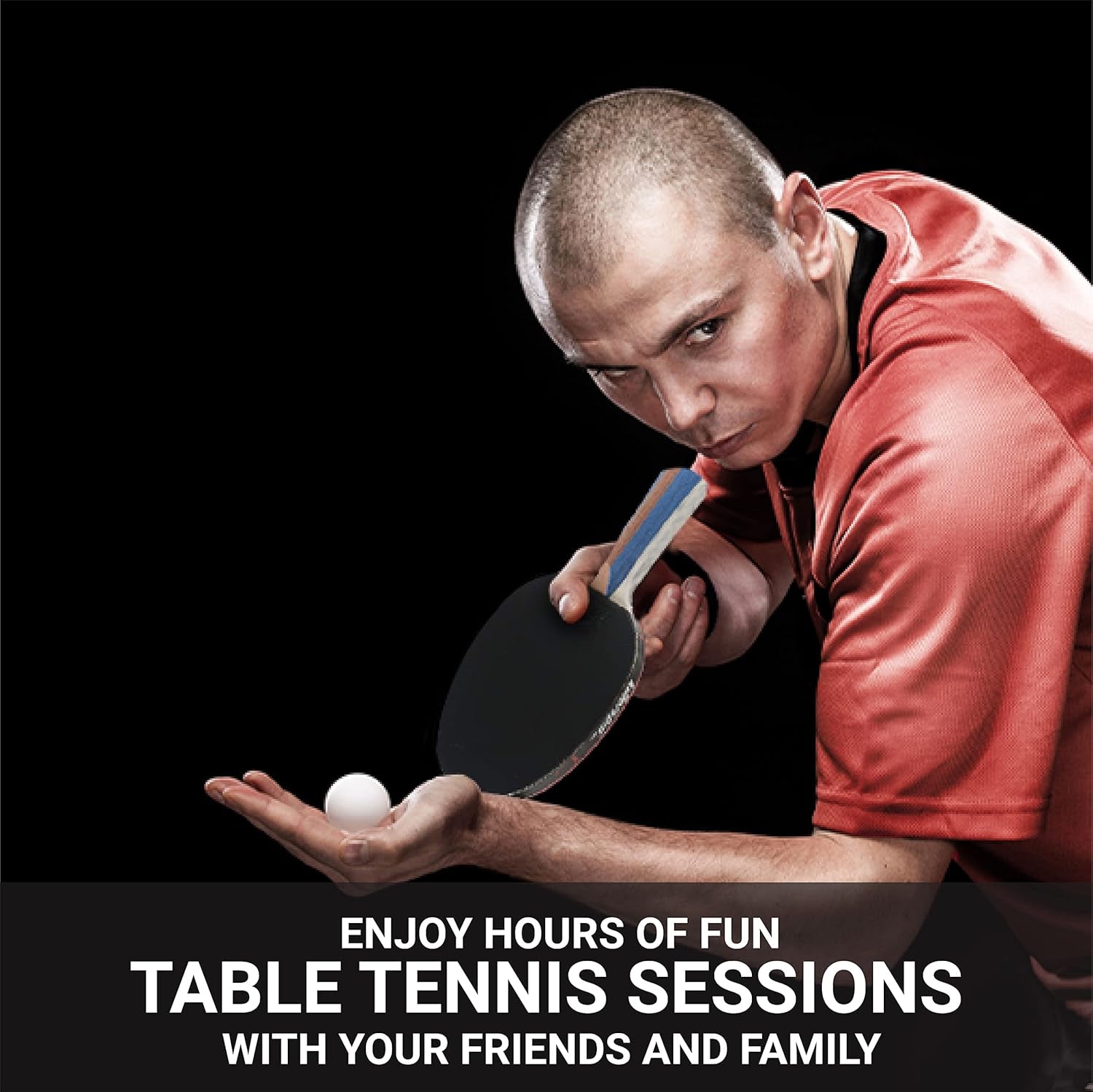 - Jet Set of 4 Table Tennis Paddle - 4 Ping Pong Paddles and 6 Ping Pong Balls - Perfect Table Tennis Paddle for Beginner to Advanced Players - Premium Quality