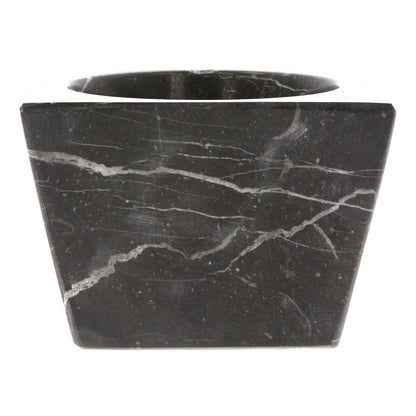 Pestle and Mortar Set Square Spice & Herb Crusher Grinder Black Durable Stone