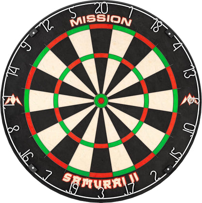 DB023 Samurai II | Professional Competition Standard Dartboard with Ultra Thin Wire Construction and Non Fade Colours