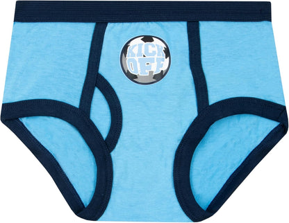 Boys Underwear | Football Briefs 5 Pack | Soft Cotton Boys Briefs | Ages 3 to 8 Years
