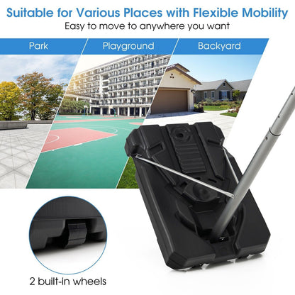 Adjustable Basketball Stand Basketball System Poolside Basketball Goal System