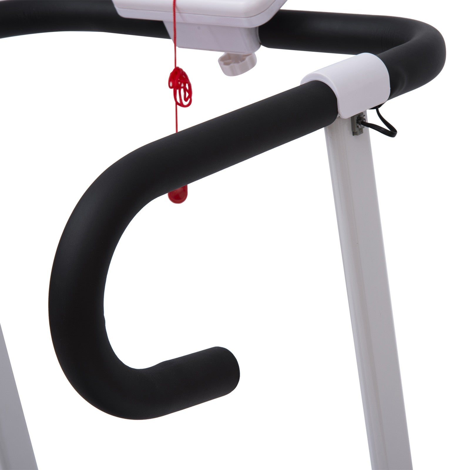 1-10Km/H Folding 1.25HP Treadmill Home Running Fitness Machine W/ Safety Stopper