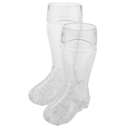 Beer Glass 0.5 L Football Rugby Boot Soccer Shoe Pint Tankard Stein Cider