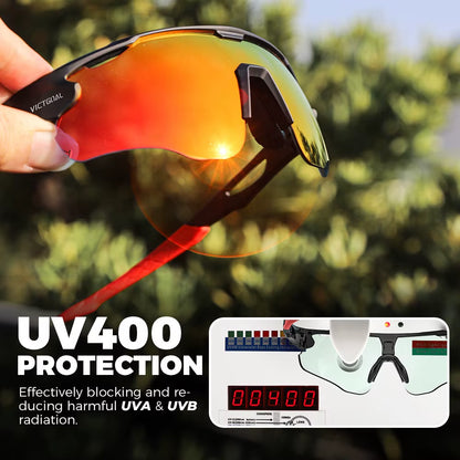 Photochromic Cycling Sunglasses for Men Women Sports UV400 Protection Bicycle Eyewear MTB Mountain Road Bike Eyeglass