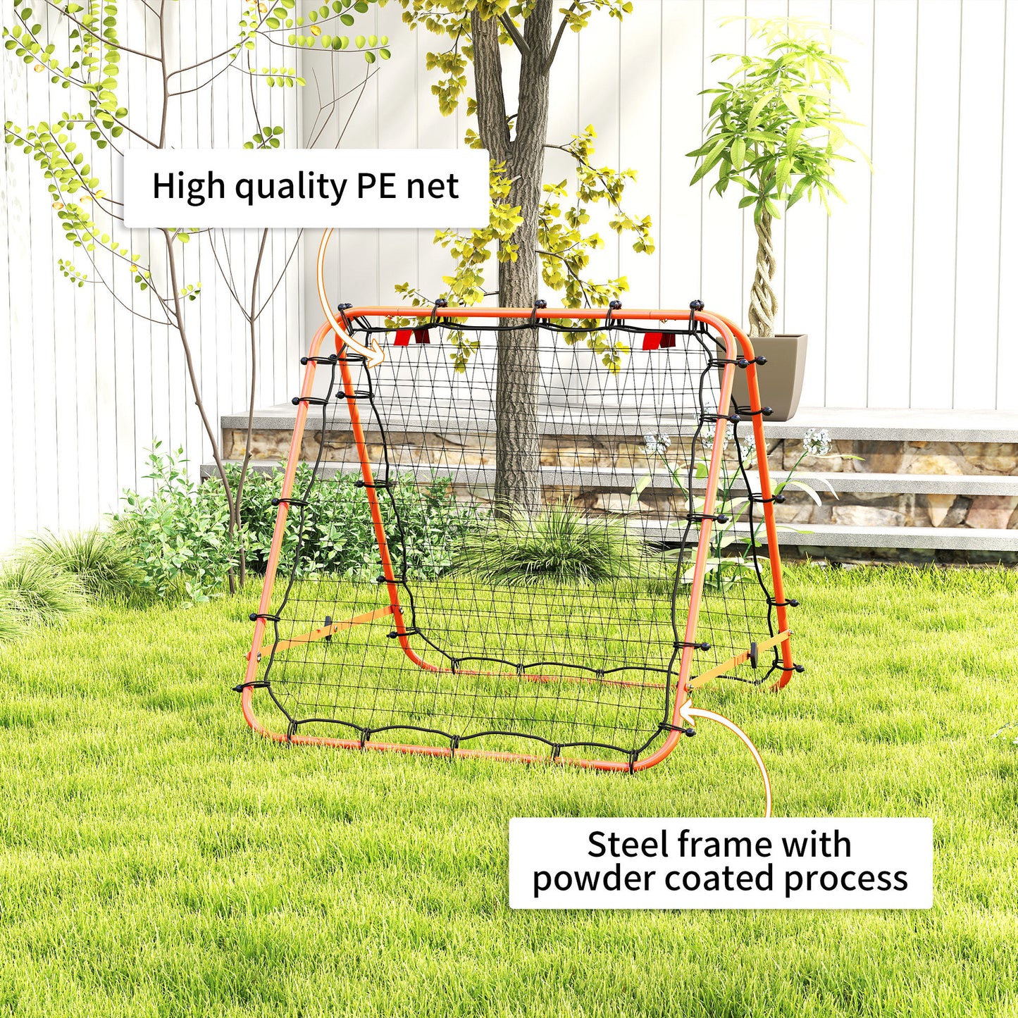 Outdoor Rebounder Net Football Goal Training Target Goal