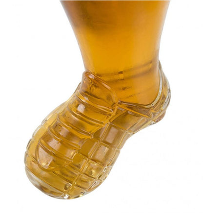 Beer Glass 0.5 L Football Rugby Boot Soccer Shoe Pint Tankard Stein Cider