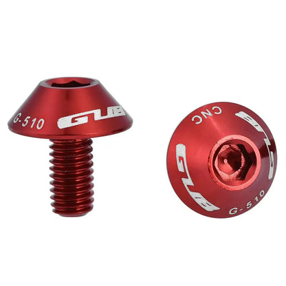 GUB G-510 Bike Water Bottle Cage Holder Bracket Screws M5X12Mm - Set of 2 Cycling Accessories