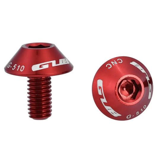 GUB G-510 Bike Water Bottle Cage Holder Bracket Screws M5X12Mm - Set of 2 Cycling Accessories