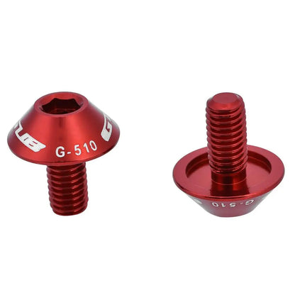 GUB G-510 Bike Water Bottle Cage Holder Bracket Screws M5X12Mm - Set of 2 Cycling Accessories