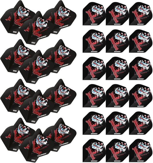 Rock Legends Dart Flights - 10 Sets per Pack (Total 30 Dart Flights) Available in Varying Designs