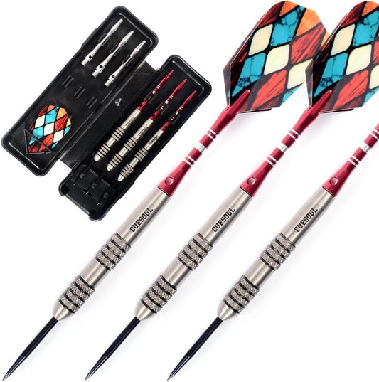24 Grams Tungsten Steel Tip Darts Set 90% Tungsten