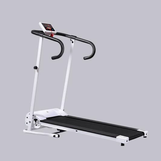1-10Km/H Folding 1.25HP Treadmill Home Running Fitness Machine W/ Safety Stopper