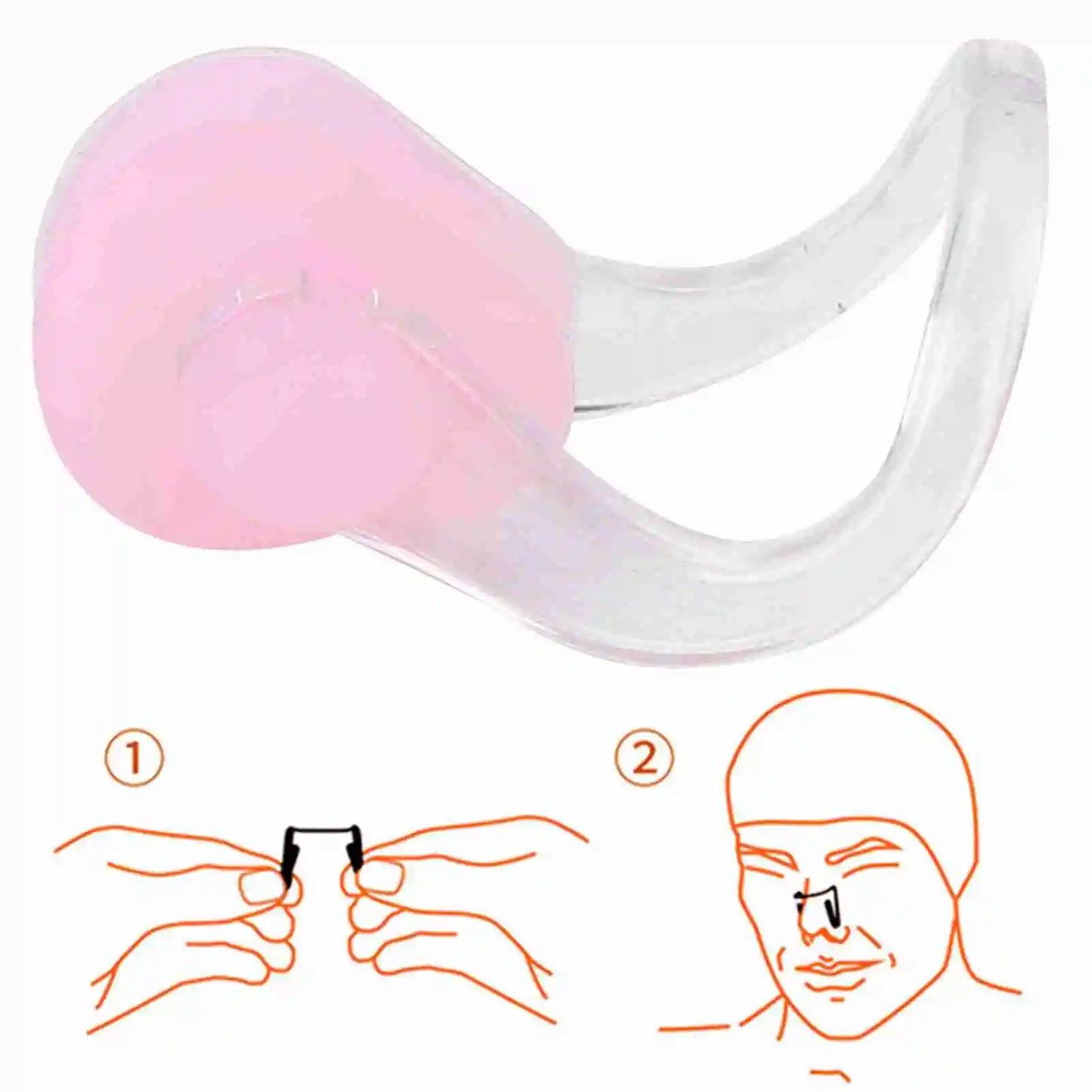 Swimming Nose Clip Training Nose Clip Waterproof Nose Clip Waterproof Swimming Silicone Training Sport Nose Clip