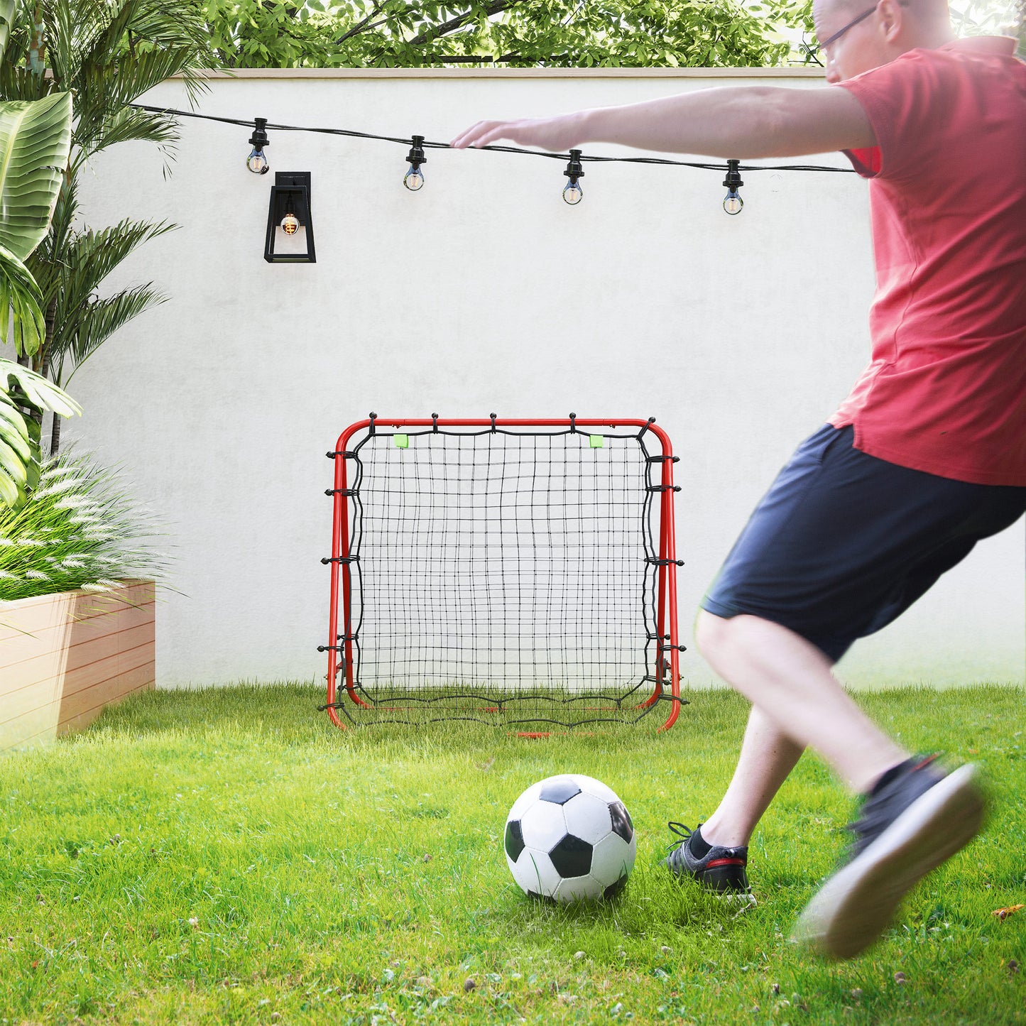 Outdoor Rebounder Net Football Goal Training Target Goal