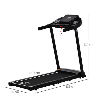 Treadmill 1.5HP Electric Motorised Running Machine W/ LED Display 12 Programs