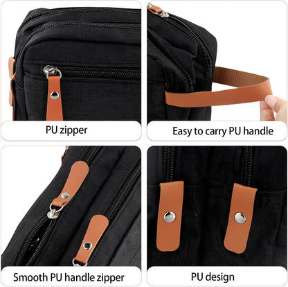 Toiletry Bag for Men and Women Portable Travel Wash Bag Travel Toiletry Wash Bag with Handle Lightweight Dopp Kit Toiletries Cosmetic Organizer Bagshaving Bag for Toiletries Accessories
