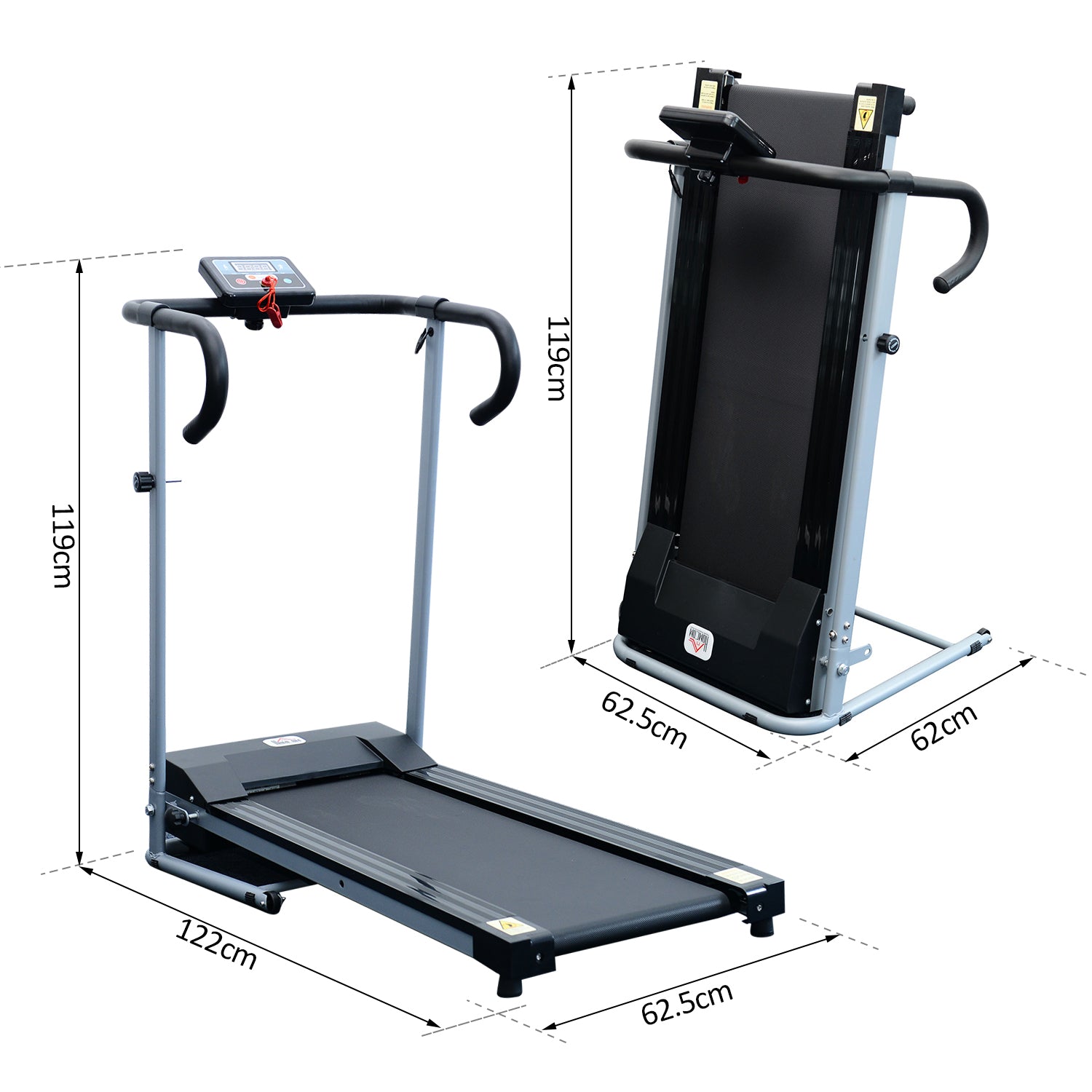 Motorised Electric Treadmill Running Machine Fitness Folding Exercise Run