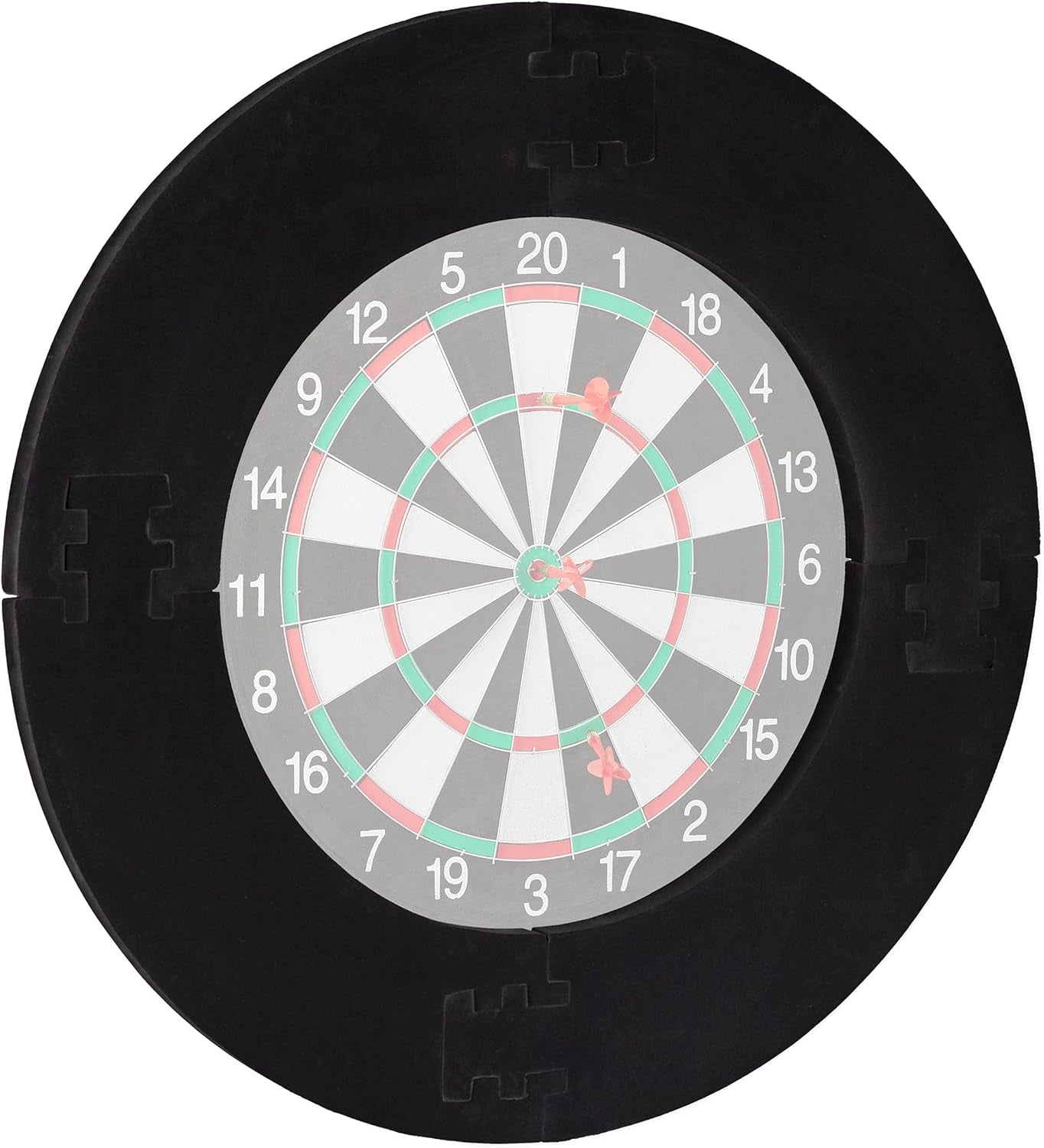 Dart Catchring R7, 4-Piece Protective Ring for 45 Cm Dartboard, Sturdy Wall Protection, EVA, Total Diameter 72 Cm