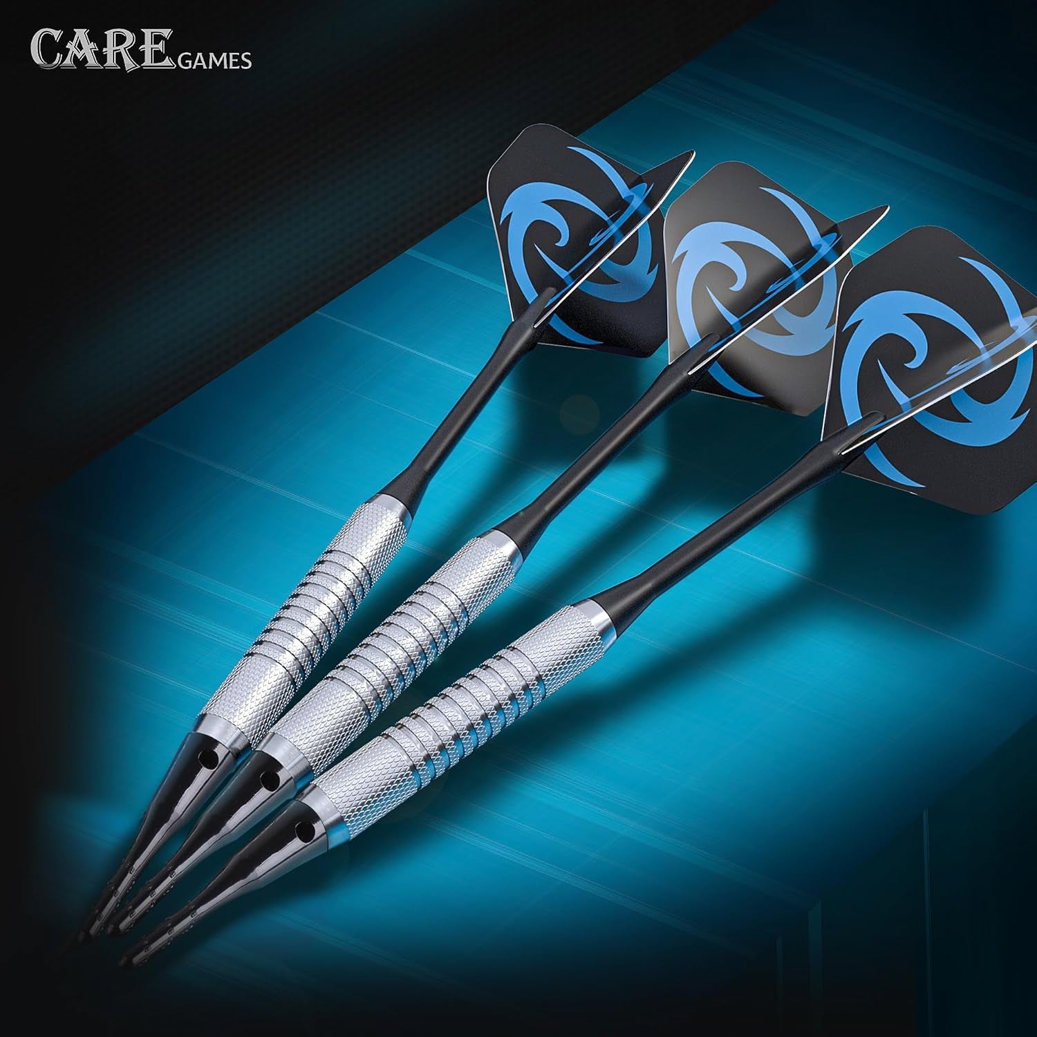 Soft Darts Set 12Packs with 4 Colors Plastic Shafts,Extra Flights,Points and Flight Protectors