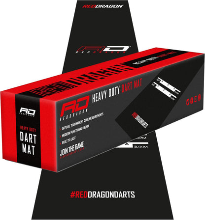 Darts Mat with Oche Line - Official Tournament Measurements - Professional Darts Accessories