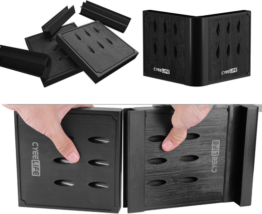 Plastic Darts Stand&Holder Black for 12 Soft and Steel Darts,Assemblable and Detachable Pro Dartboard Accessories