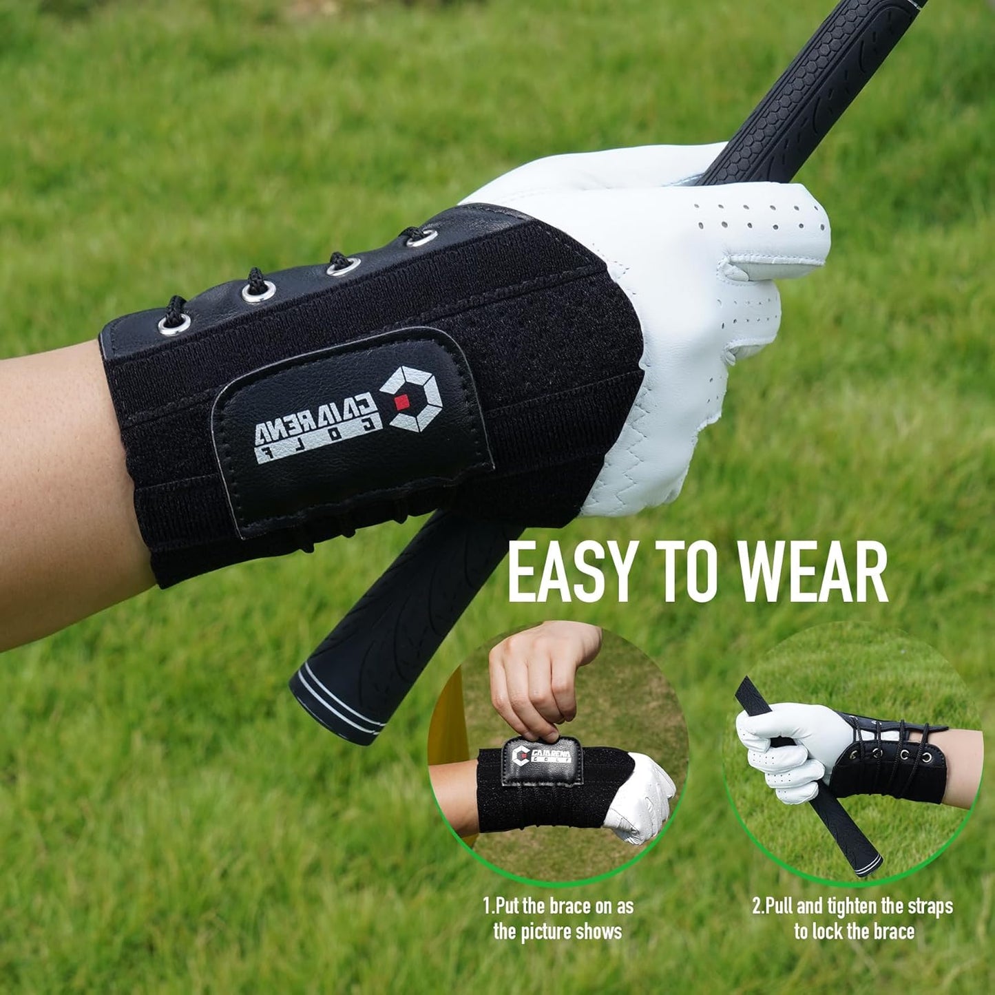 OLF Wrist Brace Wrist Hinge Swing Aid, Efficient Golf Swing Training Equipment, Wrist Hinge Trainer to Correct Wrist Angle and Muscle Memory