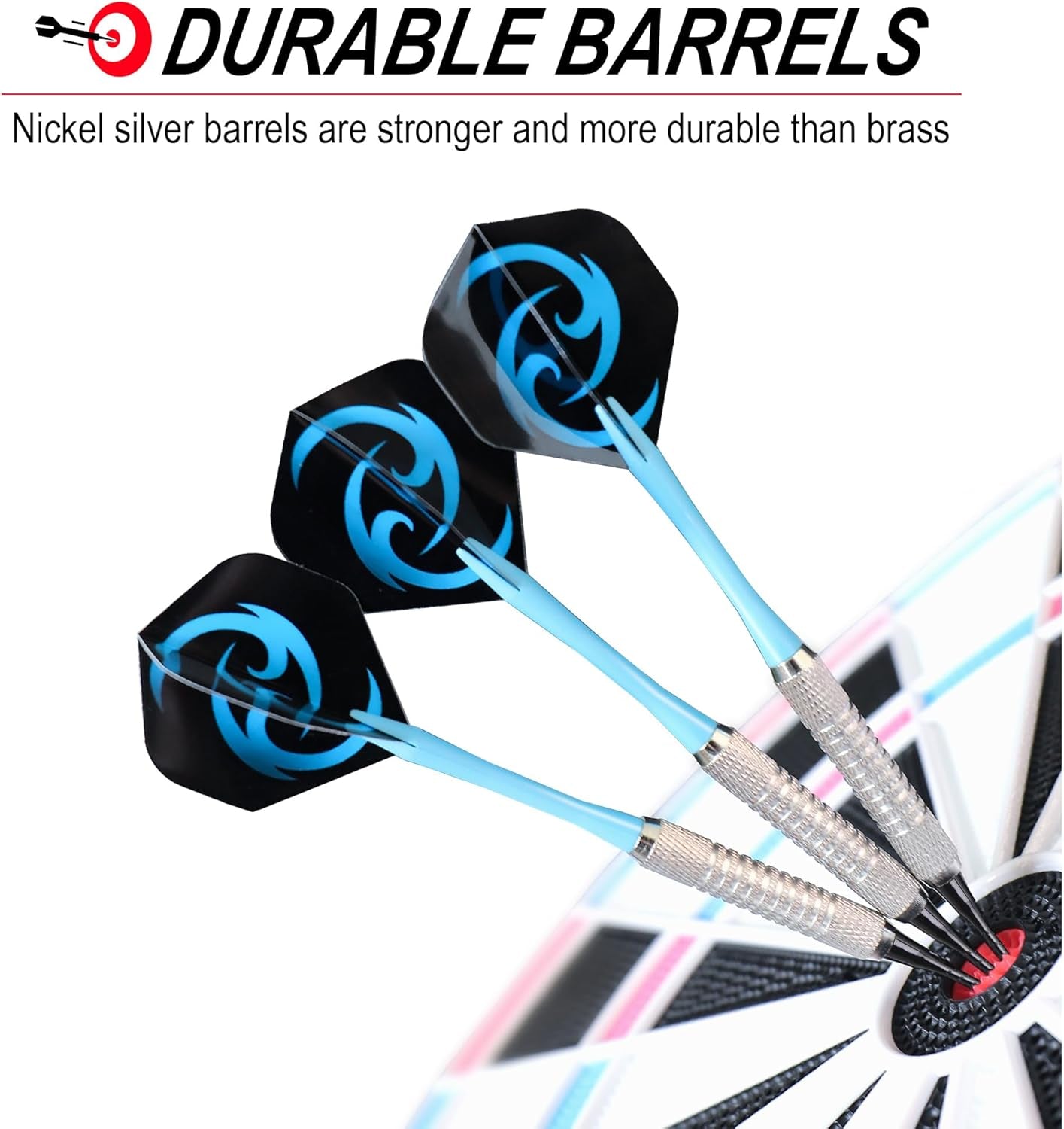 Soft Darts Set 12Packs with 4 Colors Plastic Shafts,Extra Flights,Points and Flight Protectors