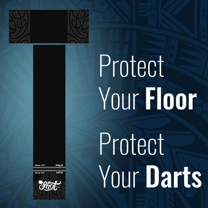 Shot T-Shape Rubber Darts Mat