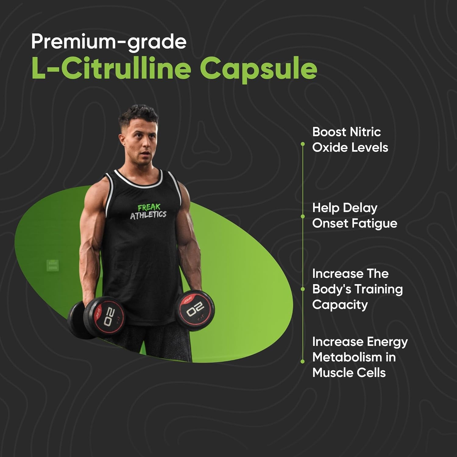 L Citrulline Capsules - 240 L Citrulline Powder Capsules - 750Mg up to 6000Mg Daily - for Muscle Pump & Recovery, Increase L-Arginine and Nitric Oxide - L-Citrulline for Men & Women.