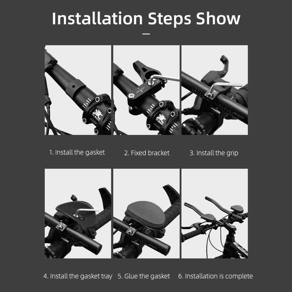 Bicycle Rest TT Handlebar Clip Extension Metal MTB Road Bike Cycling Rest Handle Bar Cycling Replacement Parts