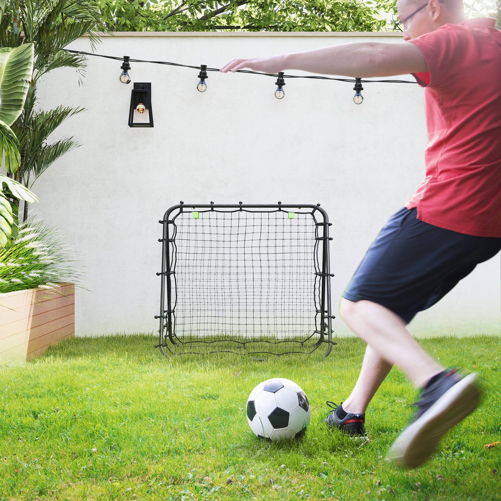 Outdoor Rebounder Net Football Goal Training Target Goal